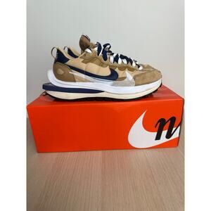 Sacai x Nike Vaporwaffle Sesame Blue Sneaker Size 7.5M -MINT